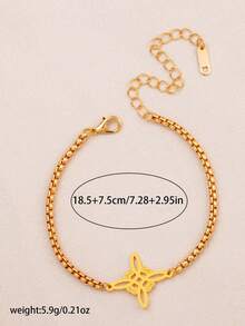 1 pieza Pulsera creativa con nudo de bruja, pulsera de cadena de moda para mujer, regalo del Día de San Valentín - Estilo 2 - Ver 3