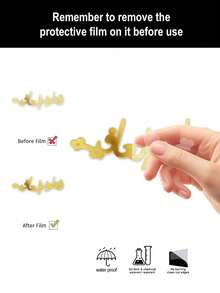 1件/4件 Eid Mubarak 金色字母桌面装饰,餐桌装饰,斋月派对装饰,伊斯兰节日装饰,阿拉伯书法风格,节日派对餐桌装饰,现代家居节日装饰,适用于客厅、餐厅、入口、下午茶布置和其他节日氛围装饰。 - 彩色 - 查看 8