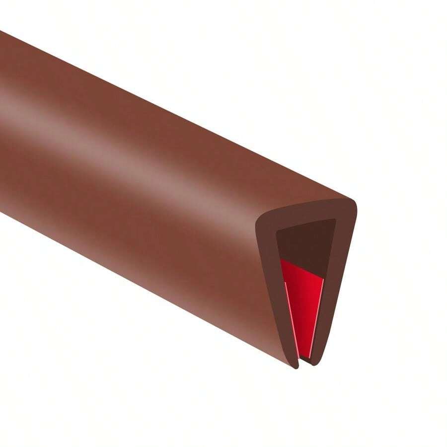 de borde de goma, protector de borde autoadhesivo flexible para vidrio, espejo y chapa metlica, tamao 5 mm, compatible con perfiles de 4 a 5 mm, moldura de borde con canal en U, 6M - 5 mm ajustado de 4 a 5 mm 6 m - Ver 1