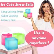 1/3 PCS Colorful Mini Maltose Cube - Soft Slow Rebound Sensory Toy, Suitable For Home Office, Party, Holiday & Desktop Decor - Nhiều màu - Xem 6