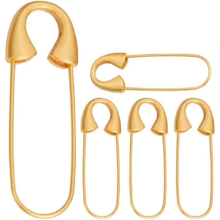 5Piezas Pasadores De Broche De Metal Para Manualidades Alfileres De  Para Ropa Y Accesorios De Joyería Uso En Bufandas Sombreros Y Más,38257564 - Neón/Fluorescente - Ver 1