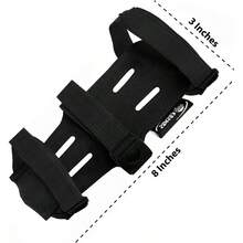 Archery Arm Guard - Adjustable Forearm Wrist Protector Bow Hunting Accessories - 3 Inchx 8 Inch One Size Fits Youth Adults, Right Left Handed - Durable Lightweight Archery - 9" + Đen - Xem 7