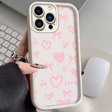 Funda de Teléfono de Moda a Prueba de Golpes con Protección de Lente para  12 Pro Max/ 12, 1 Pieza, Funda de Teléfono Moderna, Funda de Teléfono con Cordón, Funda de Teléfono de Apple Linda, Funda de Teléfono de Dibujos Animados, Funda de Teléfono Atractiva, Accesorios de Teléfono para Uso Diario, Cubierta de Estilo, Diseño de Dibujos Animados, Funda de Teléfono Duradera, Material de Alta Calidad, Carcasa Protectora, Carcasa a Prueba de Golpes, Adecuada para Fans de Anime y Entusiastas de la Moda - Colores mixtos - Ver 5