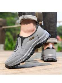 Men's Pu Upper Walking Style Shoes Slip On Walking Style Shoes Loafers For Man