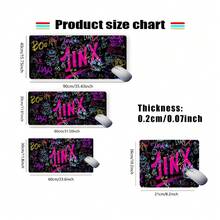 Colorful Graffiti Stylish Extra Large Gaming Mouse Pad, Personalized Desk Mat With Rubber Non-Slip Edging, Suitable For Laptop, Desktop, Gaming And Office, An Ideal Personalized Gift For Family And Friends - Color - View 3