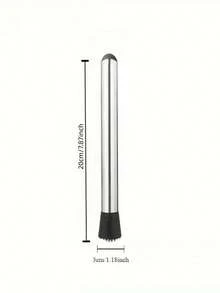 1个不锈钢捣棒，水果粉碎器，饮料搅拌器，鸡尾酒捣棒，奶茶柠檬粉碎器，新款304不锈钢碎冰器，鸡尾酒捣棒，奶茶柠檬粉碎器，酒吧工具 - 彩色 - 查看 10