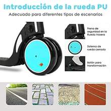 JCH-NOVANGUA Triciclo Transformable 5 en 1 para Niños Multifuncional Scooter y Bici de Tres Ruedas Triciclo Evolutivo 3 Niveles de Altura para Niños de 3 a 5 Años - como en la foto - Ver 5