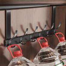 1pc/2pcs New No-Drill Door Hook, Over-The-Door Hanging Rack, Extended Length Door Mounted Clothes Hanger, Essential For Bedroom Storage And Organization. - Multicolor - View 6