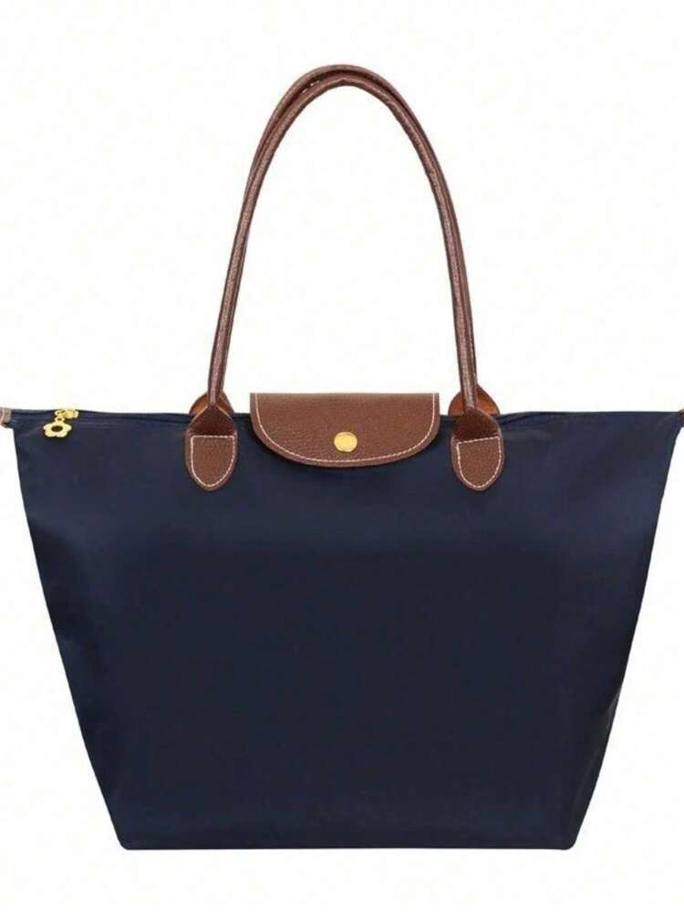 Women's FOLDING Medium Waterproof Shoulder Bag Promotion - Màu xanh lam - Xem 1