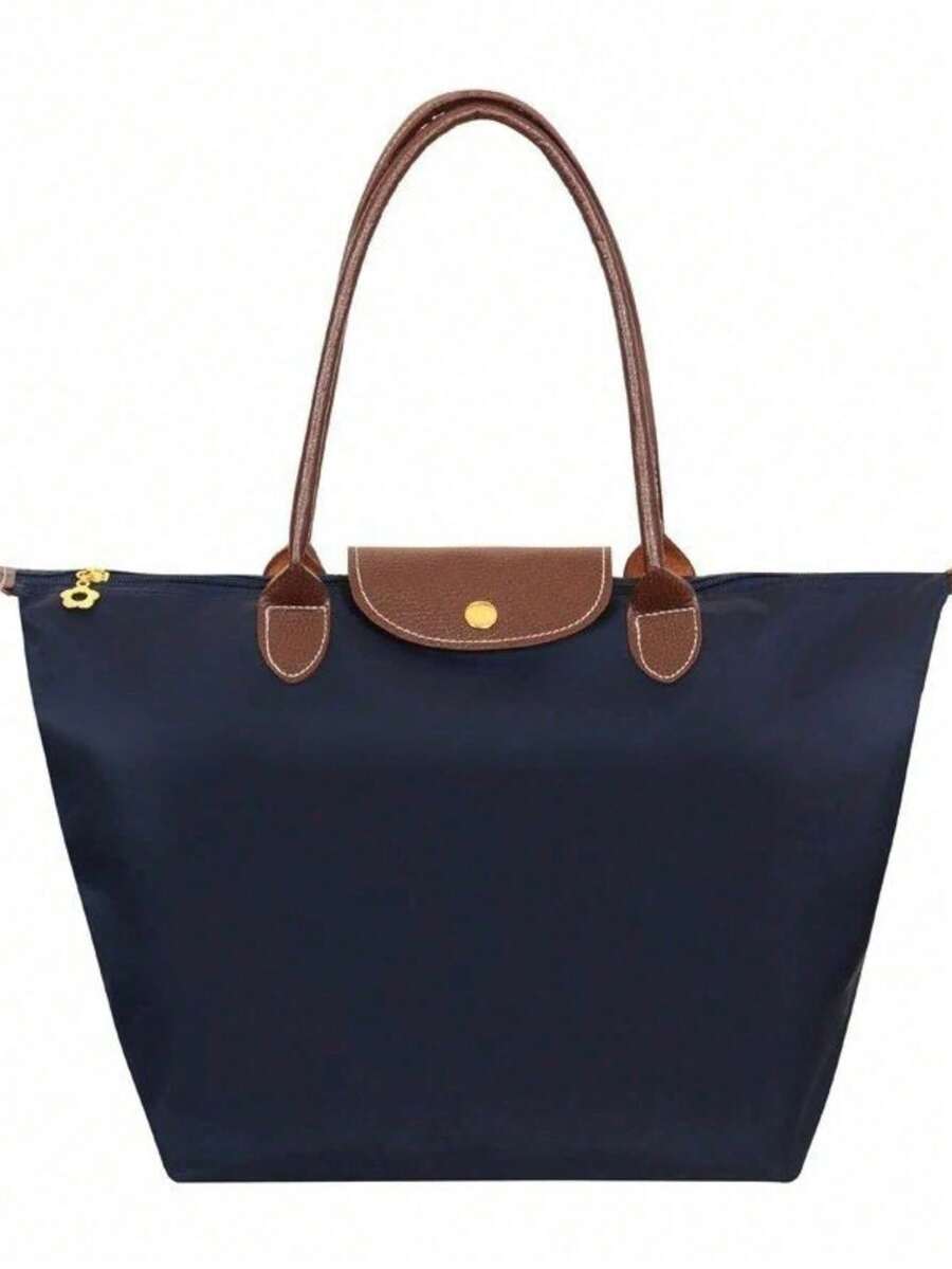 Women's FOLDING Medium Waterproof Shoulder Bag Promotion - 藍色 - 查看 1
