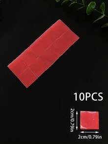 10 piezas 2*2cm Pegamento de arcilla de pintura de diamantes de imitación (Tamaño y color predeterminados: Rojo) - Rosa - Ver 9