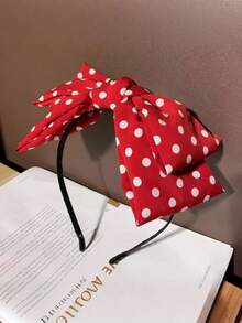 Bow Decor Headband Cute,Hairband,Hair Hoop Headbands Hair Accessories Head Accessories - Burgundy - View 15