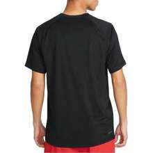 Nike Dri-Fit SS23 As M Nk Df Uv Hyverse Ss運動透氣休閒圓領短袖 - 黑色 - 查看 5