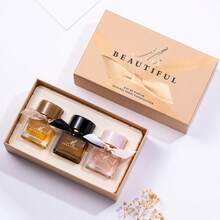 LZJV 3/4Piece Perfume Long-Lasting Fragrance Box Is Convenient For Women/Men To Carry, High-Quality Perfume With Better And Longer-Lasting Fragrance, Reverse Encounter Heart Language Women's/Men Perfume Set, Perfume Gift Box - F201 Woman 3PCS - 查看 3