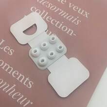 3 Pairs Replacement Ear Tips And 1 Cleaning Brush, Compatible With Noise Cancelling Pro And Pro 2 (L/M/S) - White - View 8