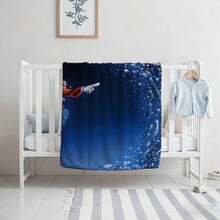 1pc M Agician M Ickey Blanket, D Isney Cartoon Character Print Blanket,Cute Cartoon Blanket,Cartoon Blanket Fluffy,Camping Blanket,Christmas Present Modern Fashion Gift Suitable For Home Bedroom Bed Sofa Office Lunch Break Cover Picnic Blanket - 彩色 - 查看 4