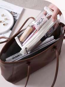 4-In-1 Large Cosmetic Bag For Women - Detachable & Foldable Toiletry Organizer For Travel, Home & Makeup Storage.//End Travel Toiletry Chaos! Hanging Foldable Makeup Bag - Separate Compartments For Skincare, Cosmetics & Accessories.//Travel Essential Makeup Organizer - 4-In-1 Detachable Bag Selling Fast, Pre-Order For Your Next Trip! - Multicolor - View 9