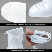 CYPN2 Pares Cubre Zapatos Impermeable Cubiertas para Zapatos Antideslizante Plegabl de Reutilizable Barro Ducha de Lluvia Contramedida de Lluvia Aplicable a Hombres 41-44Fashion - 219767217 - Ver 8