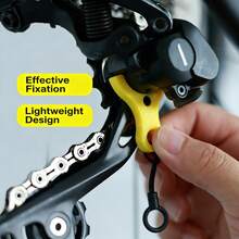 Bicycle Chain Attachment: Mountain Road Bike Rear Pulling Chain Fixing Device, Lightweight Fixing Clip, Bicycle Accessories
