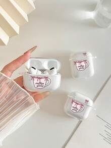 Coffee Bow Tie Painted Transparent Fashion Bluetooth Earphone Case Compatible With AirPod Case, Headphones, Pro 3 Case, Pro (2nd Generation), 3, Pro, 1/2, 4 Case Cover