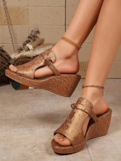 Sandalias de plataforma con suela gruesa para mujer, nuevas sandalias de cuña de plataforma versátiles para damas 2026, sandalias de plataforma de cuña ligeras y antideslizantes con suela suave y cómoda, adecuadas para interiores y exteriores, hogar y viajes, que aportan no solo comodidad y libertad, sino también talla grande confianza y naturalidad.