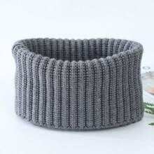 1pc Warm Knitted Neck Gaiter, Unisex Thick Neck Scarf For Autumn/Winter - Warm Scarf - View 14