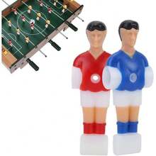 4 Jugadores De Fútbol De Mesa, Colores Rojo y Jugadores De Futbolín Mini Muñeca De Fútbol De Plástico 105 * 36,5 * 4 mm para Mesa de Juego de Futbolín,38265169 - Multicolor - Ver 5