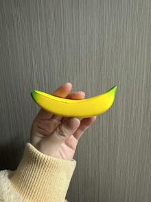 1个西瓜造型挤压玩具，透气，可揉捏，趣味十足，慢回弹，创意十足，最佳桌面减压玩具 - 香蕉 - 查看 13