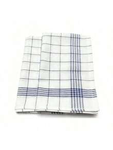 Large Checkered Kitchen Dish Towel, Absorbent Tea Towel, Soft Reusable Cleaning Cloth, Quick-Drying Dishcloth, Dishwashing Cloth - Multicolor - View 8