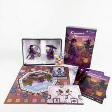 Bộ bài Kimono Memories | Phiên bản tiếng Anh & tiếng Trung | Hình minh họa tinh tế | Chơi 2 người, 20 phút vui vẻ | Món quà sinh nhật hoàn hảo. - Những kỷ niệm Kimono - Xem 3