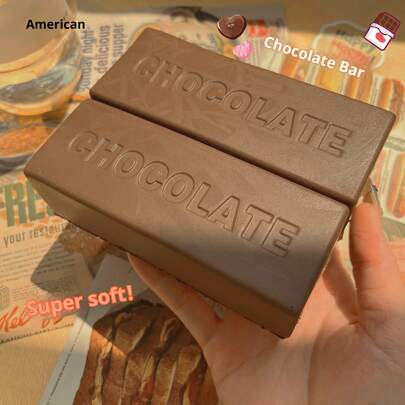 1个2026新款熔岩巧克力慢回弹玩具 - 超湿润柔软慢回弹减压玩具，丝滑融化核心触感，缓解焦虑和渴望 - 生日、情人节、复活节完美礼物，男孩女孩皆宜