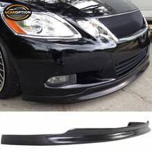Fits 08-11 Lexus GS350 GS460 TTE Style Front Bumper Lip Spoiler Splitter PU - A - Xem 1