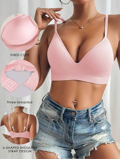 Kadınlar için Destekleyici, Dikişsiz, Telsiz Sütyen, Rahat, Nefes Alabilir, Cilt Dostu, Sarkmayı Önler