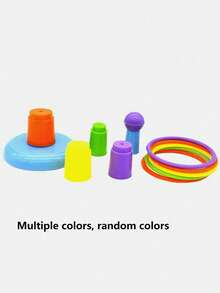 1 zestaw zabawek do rzucania pierścieniami, zabawki do rzucania na stół, gry do wnętrz, artykuły świąteczne, inteligentne gry interaktywne dla całej rodziny, kreatywne prezenty dla chłopców i dziewcząt, wystrój domu, wystrój pokoju, wystrój biura - Wielokolorowe - Zobacz 8
