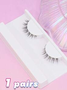 10/7/5 Pairs Natural False Eyelashes, Fluffy & Soft, Thick 3D Mink Lashes, Long & Fine, Messy Multi-Layer, Short & Dense Fake Lashes, Suitable For Wedding, Party, Club, Daily Work, Meeting, Comfortable To Wear, Handmade Lashes, Flared Ends, Elongate Eyes, Natural & Realistic, Whole Lash Strip, Long-Lasting & Voluminous, Popular Makeup Tool - Natural Lashes - View 11