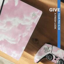 1 套防水、防刮、印花贴纸装饰保护膜，适用于超薄游戏机控制器 - 彩色 - 查看 6