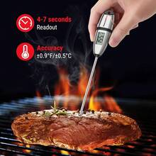 CYPNThermoPro TP-02S Termómetro de carne de lectura instantánea digital para cocinar alimentos con sonda súper larga para parrilla dulces cocina barbacoa ahumador horno aceite leche yogur temperaturaFashion - 221177779 - Ver 3