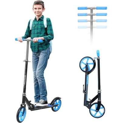 CYPNNOVANGUA Patinete Completo para Niños y Adolescente y Adultos Scooter Patin de Manillar Ajustable en 4 Niveles Patín Plegable en con Ruedas de Poliuretano de 28mm Apto para Mayores de 3 añosFashion