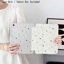 1pc Black & White Star Pattern Tablet Protective Case - Minimalist Dreamlike Design, Foldable Stand, Shock-Proof Protection, Pencil Slot, Suitable For 10.9/10.2/Air 5th Gen/Pro 11/10th Gen/9.7/Air 2/ (7th Gen)/ (8th Gen)/ Air 4/5/ Pro 11/ 10th Gen 10.9" (2022) Smart Cover - Multicolor - View 6