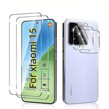 4pcs Screen Protector Film For Xiaomi 15/15T/15T Pro/14/14T/14T Pro/13/13T/13T Pro Smartphones Screen Protection Essentials, Applicable To Daily Shield, Office, Home Daily Shield Office Home Phone Screen Protector Phone Accessories Waterproof Shockproof Anti-Fall Scratch Resistant - Clear - View 6