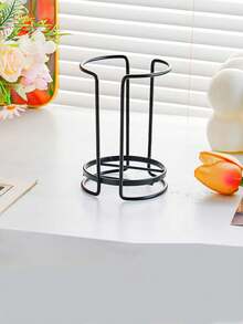 1pc Disposable Cup Holder, Simple Paper Cup Rack, Multifunctional Desktop, Coffee, Milk Tea Cup Organizer - Multicolor - View 25