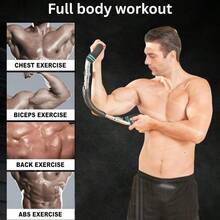 Arm Trainer, 40-100 Lb Adjustable Resistance Chest & Arm Workout Equipment, Portable Upper Body Exerciser For Men Women, Home Gym Forearm Trainer - 預設 - 查看 6