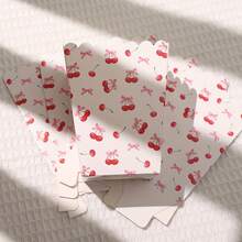 10pcs Pink Cherry Popcorn Boxes Fruit Theme Party Decorations For Birthdays, Weddings, Bridal Showers & Shower - High-Quality Paper Tableware For Festive Dining & Celebrations, Celebration Accessories | Paper Party Boxes, Popcorn Party Decorations - Multicolor - View 1