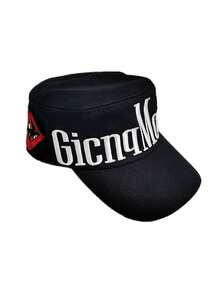 1pc Men's Letter & Lip Embroidery Hip Hop Hat, Streetwear Casual Cap - A - View 7