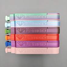 钻石画船形托盘 - 一款全新的钻石画工具，表面印有图案和字母，采用全封闭式设计，防止钻石脱落。配有耐用的塑料盒，方便展示和收纳。 - 彩色 - 查看 3