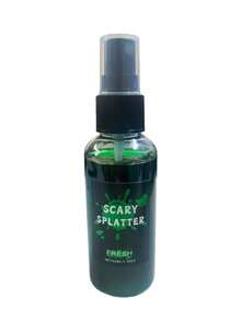 万圣节外星人血浆，怪物黏液，60毫升逼真绿色喷雾，表演道具，角色扮演道具，外星人道具，怪物道具，僵尸节日道具，可喷涂在衣服上装饰，摄影装饰道具 - 彩色 - 查看 2