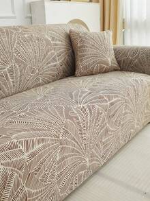 1件装极简弹力针织沙发套，北欧风格通用全包覆式沙发套，适用于酒店、办公室、家庭沙发，保护沙发免受污垢和刮擦，四季皆宜。