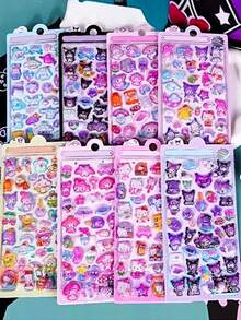 不重复图案防水文具贴纸礼盒，生日礼物 - 彩色 - 查看 5