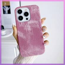 Compatible con funda de teléfono Apple 15, 14 Pro Max, lona de mezclilla,  13, celebridad de internet, 12 a prueba de golpes, 11 premium mini - Marrón - Ver 7