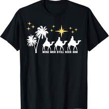 Wise Men Still Seek Him Christmas Epiphany Three Kings Day T-Shirt - 款式6 - 查看 1